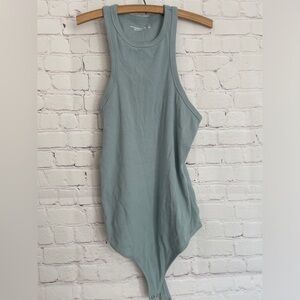 Abercrombie & Fitch Ribbed Bodysuit - Pale Blue - Large - New